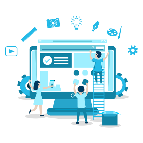 Vector image on creativity